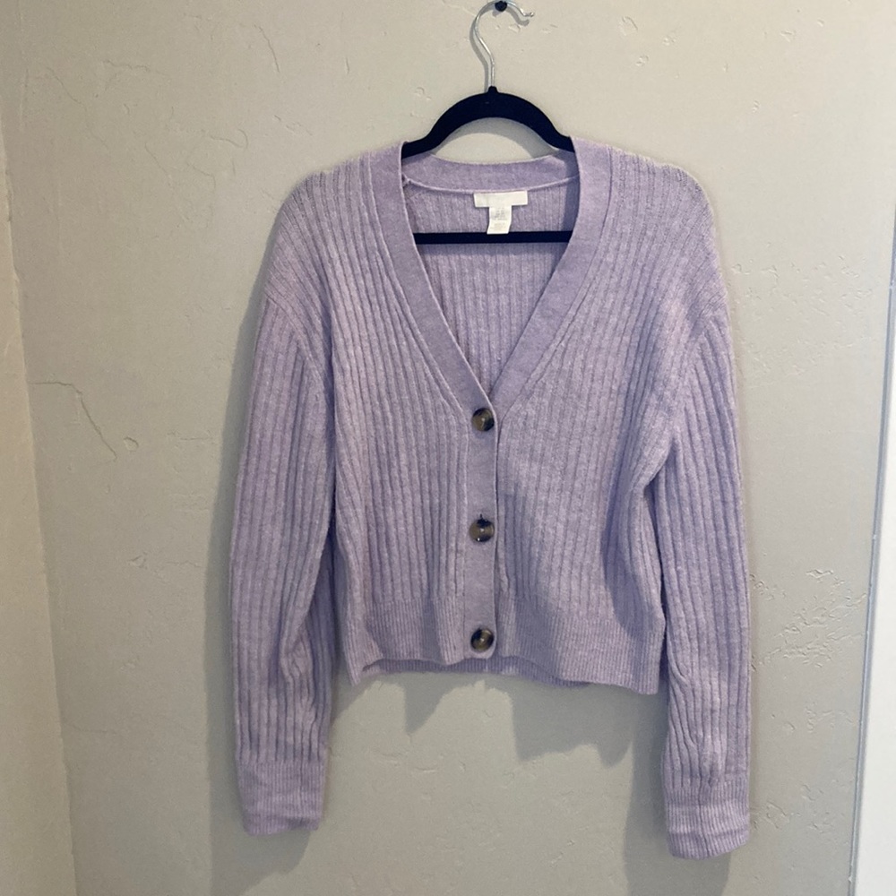 Lavender Cardigan XS
